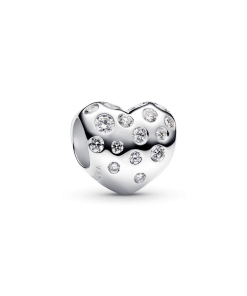 Pandora Sterling Silver Lab-grown Diamond Heart Charm