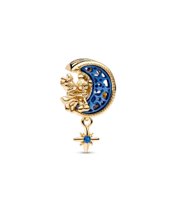Disney Mickey Mouse & Minnie Mouse Crescent Moon Charm