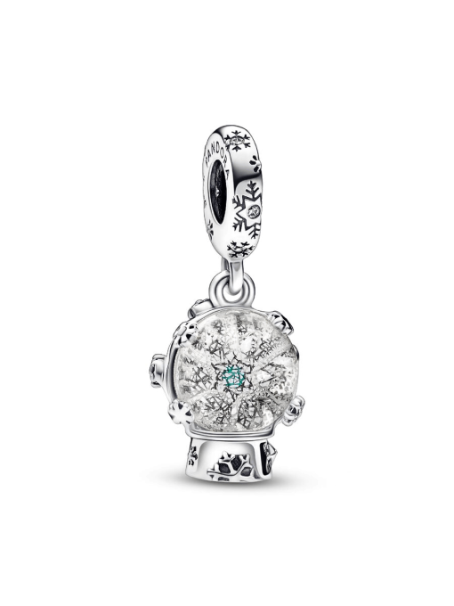 Snowflake Snow Globe Dangle Charm - Image 3