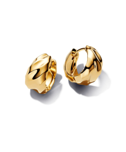 Rippled Hoop Earrings