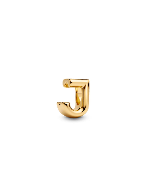 Letter J Charm Necklace - Image 3