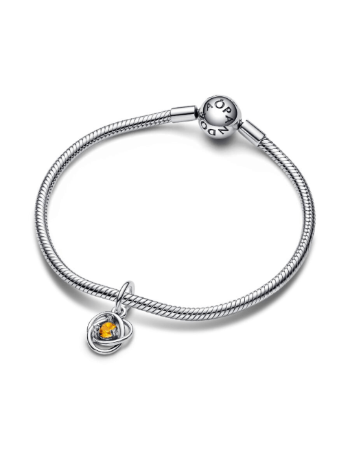 Honey Eternity Circle Dangle Charm - Image 5