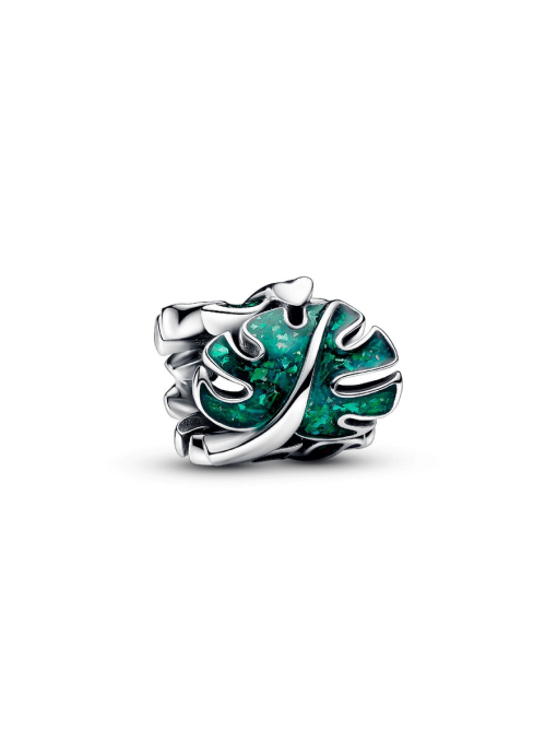 Green Monstera Leaves Charm