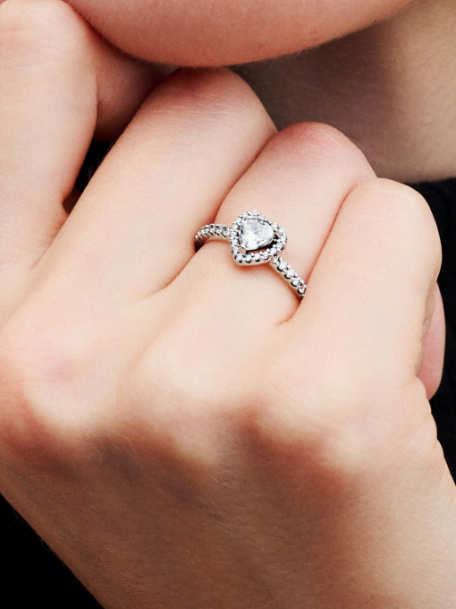 Elevated Heart Ring - Image 2
