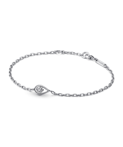 Pandora Infinite Sterling Silver Lab-grown Diamond Chain Bracelet