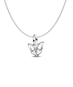 Mini Butterfly Charm Necklace Set