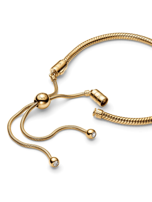 Snake Chain Slider Bracelet - Image 5