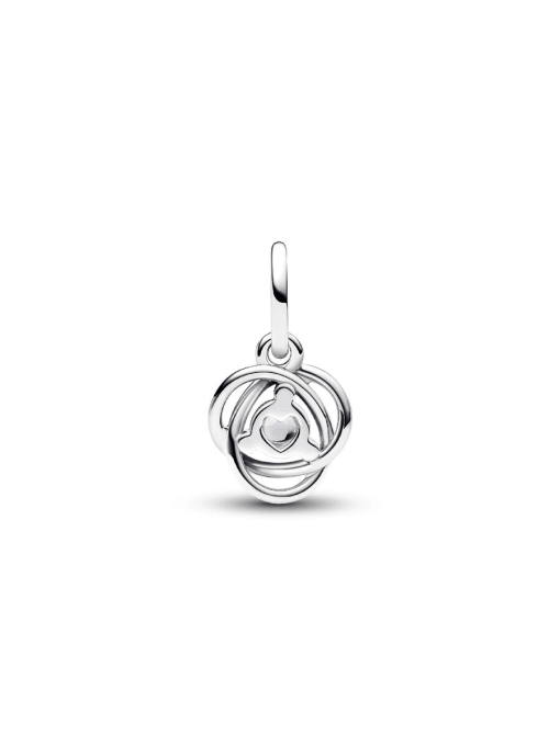 Clear Eternity Circle Dangle Charm - Image 5