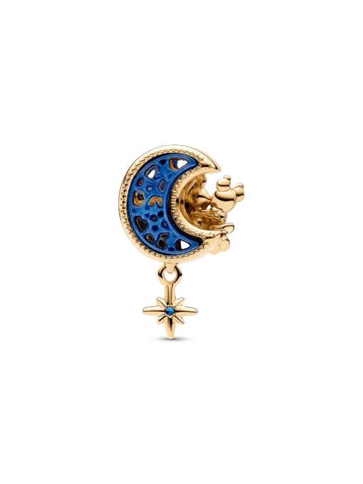 Disney Mickey Mouse & Minnie Mouse Crescent Moon Charm - Image 5