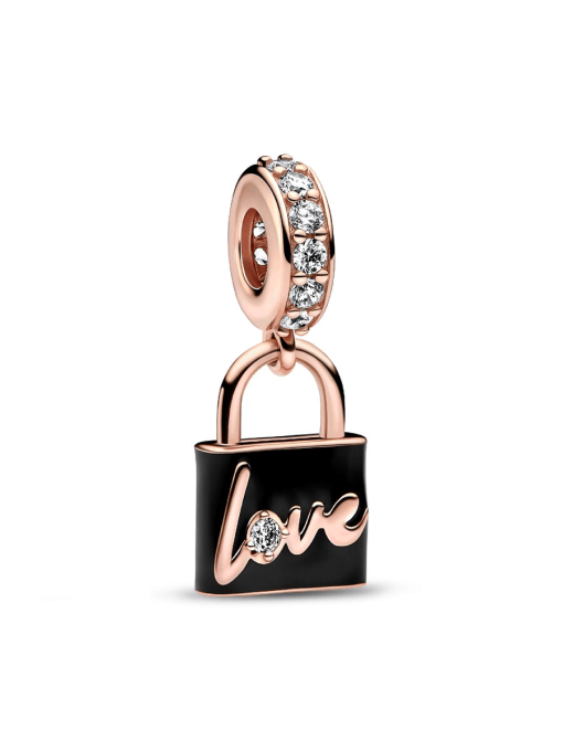 Love Padlock Dangle Charm - Image 2