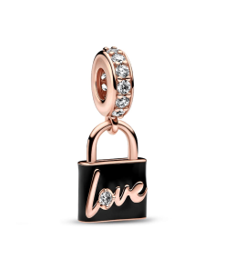 Love Padlock Dangle Charm