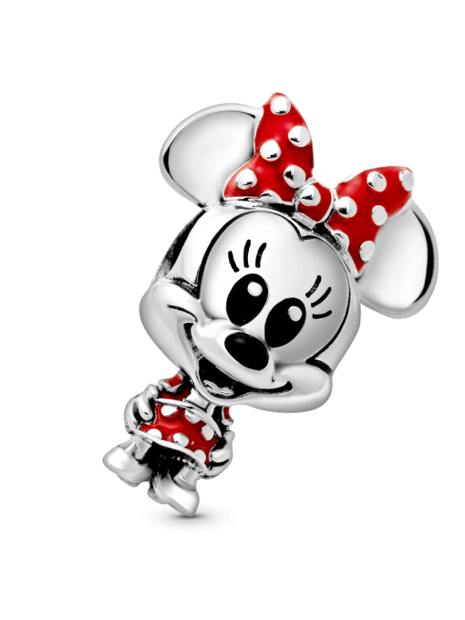 Disney Minnie Mouse Dotted Dress & Bow Charm - Image 4