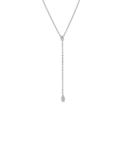 Pandora Infinite Sterling Silver Lab-grown Diamond Drop Necklace