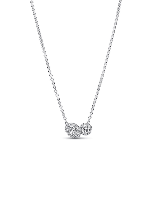 Embracing Halo Necklace
