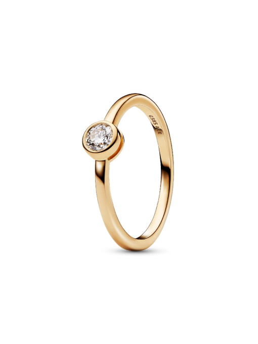 Pandora Era Bezel 14k Gold Lab-grown Diamond Ring - Image 3