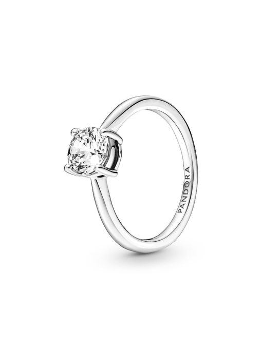 Sparkling Solitaire Ring
