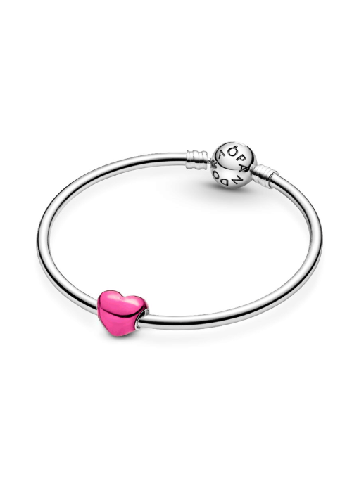 Metallic Pink Heart Charm - Image 7