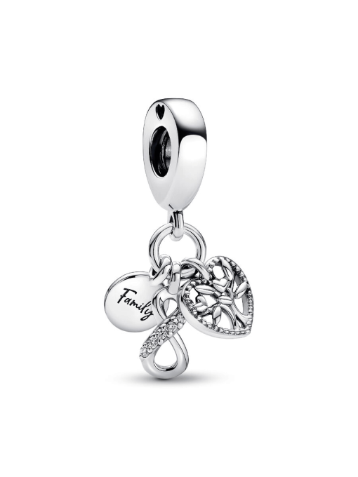 Family Infinity Triple Dangle Charm - Image 3