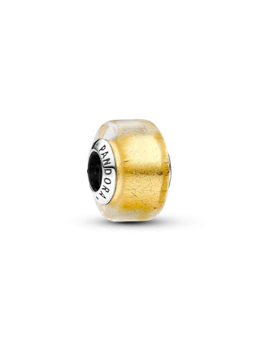Golden Mini Murano Glass Charm - Image 3