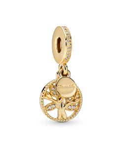 Sparkling Family Tree Dangle Charm
