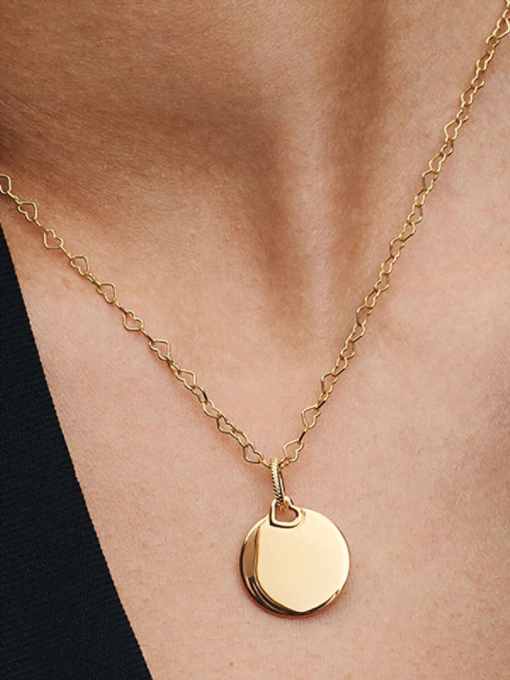 Engravable Round Tag Dangle Charm - Image 2