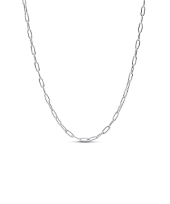 Elongated Link Chain Necklace