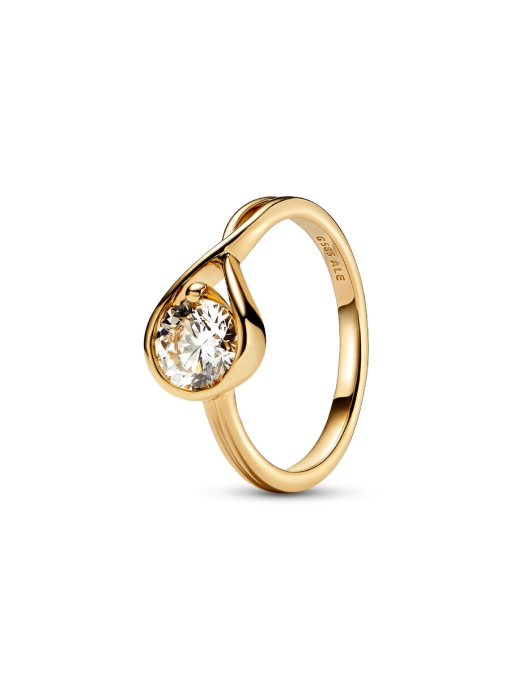 Pandora Infinite 14k Gold Lab-grown Diamond Ring - Image 3