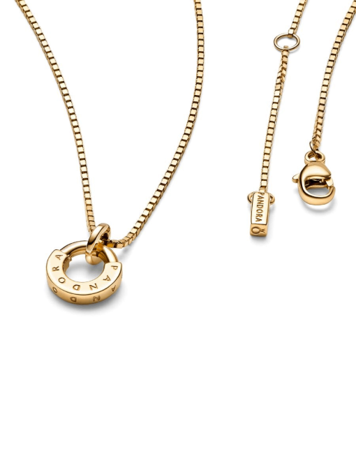 FINAL SALE - Pandora Signature I-D Collier Pendant & Necklace - Image 6
