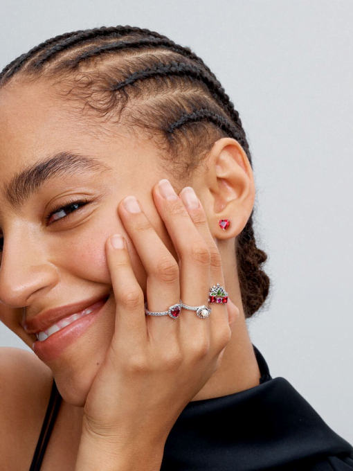 Elevated Red Heart Ring - Image 5
