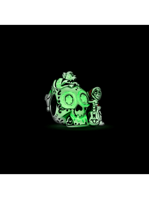 Disney Pixar Coco Miguel & Dante Skull Glow-in-the-dark Charm - Image 6