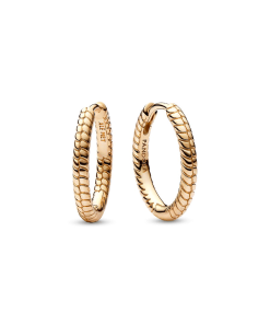 Pandora Moments Small Charm Hoop Earrings