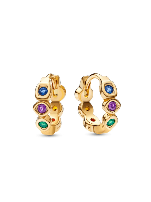 Marvel The Avengers Infinity Stones Hoop Earrings - Image 3