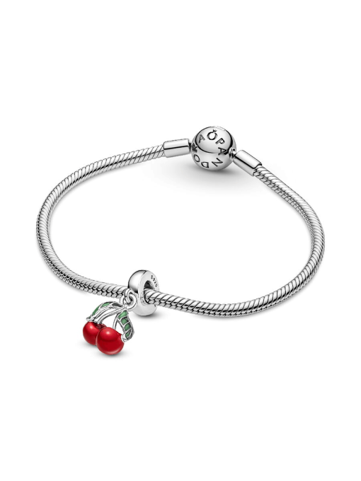 Asymmetrical Cherry Fruit Dangle Charm - Image 5