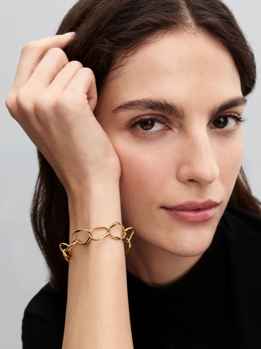 Organically Shaped Link Bracelet - Image 4