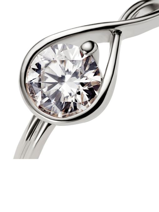 Pandora Infinite 14k White Gold Lab-grown Diamond Ring - Image 5