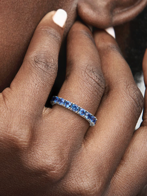 Sparkling Row Eternity Ring - Image 2