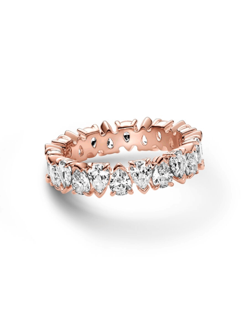 Alternating Sparkling Band Ring - Image 5