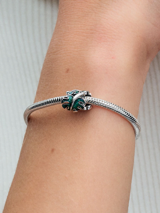 Green Monstera Leaves Charm - Image 2