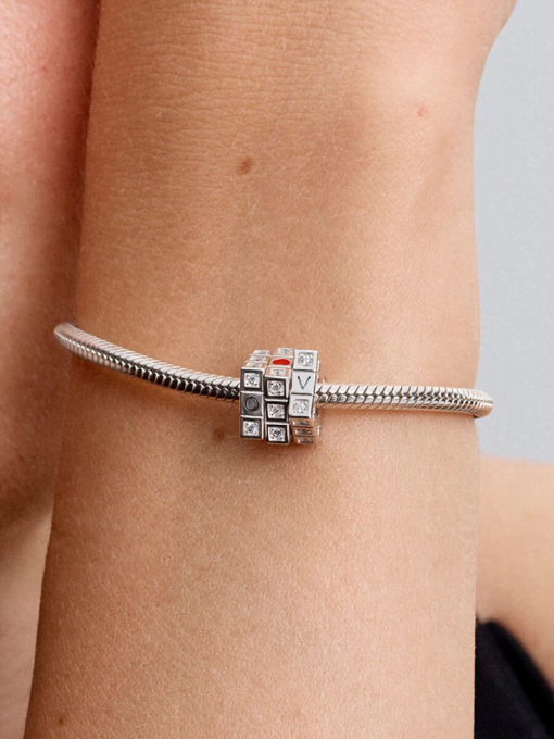 Moveable Toy Cube Charm - Image 2