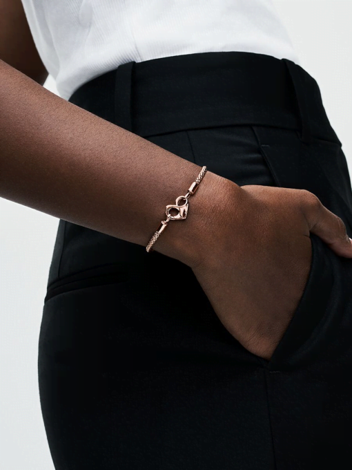 Pandora Moments Studded Chain Bracelet - Image 4