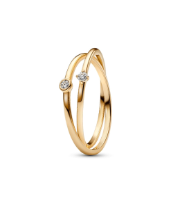 Pandora Era Lab-Grown Diamond Crossover Ring