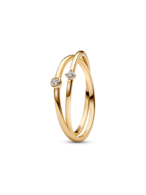 Pandora Era Lab-Grown Diamond Crossover Ring