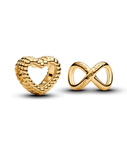 Golden Always and Forever Charm Duo