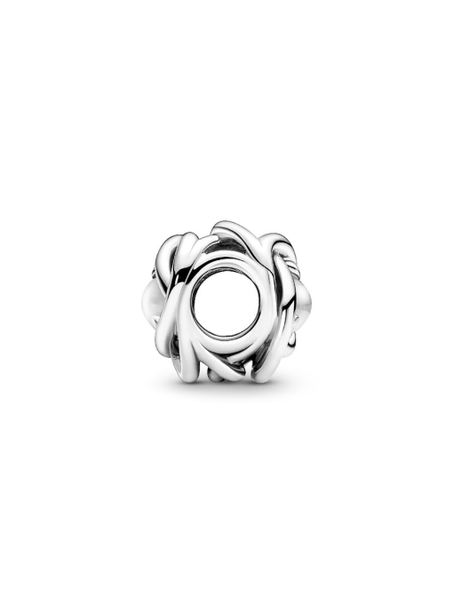 April Clear Eternity Circle Charm - Image 5
