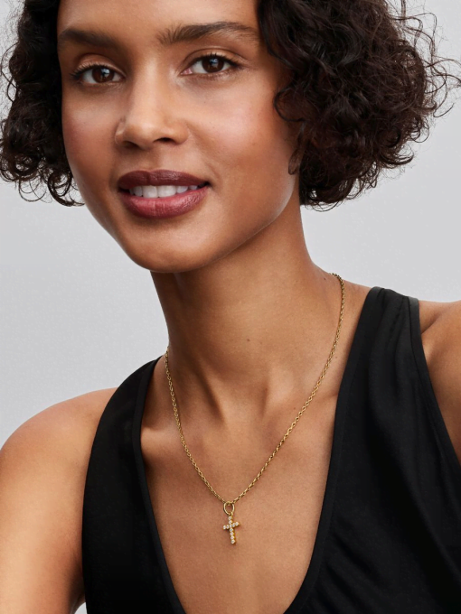 Sparkling Cross Pendant - Image 4