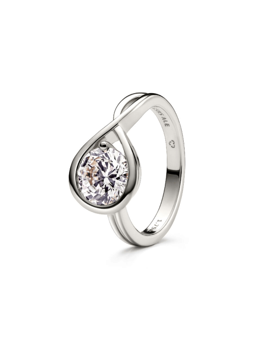 Pandora Infinite 14k White Gold Lab-grown Diamond Ring - Image 3