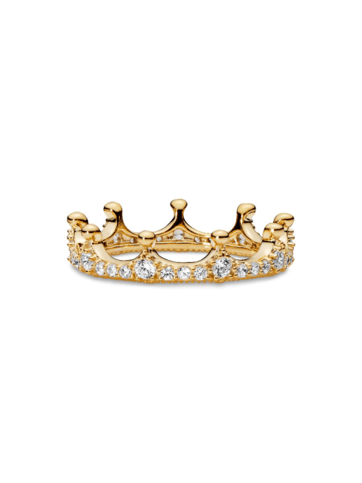 FINAL SALE - Clear Sparkling Crown Ring - Image 6