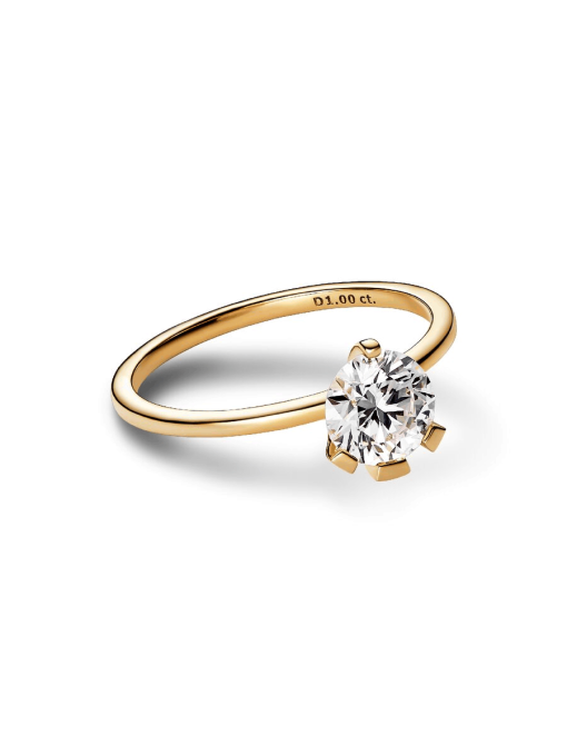 Pandora Nova 14k Gold Lab-grown Diamond Ring - Image 4