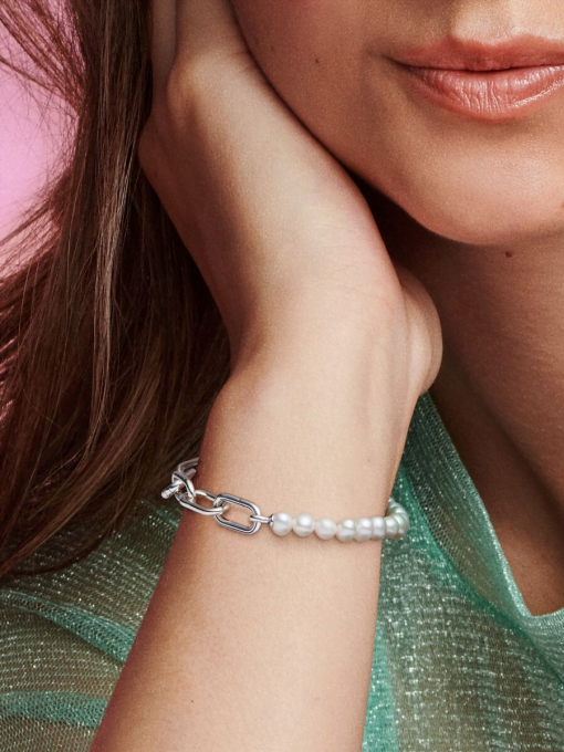 Pandora ME Treated Freshwater Cultured Pearl Bracelet - Image 2