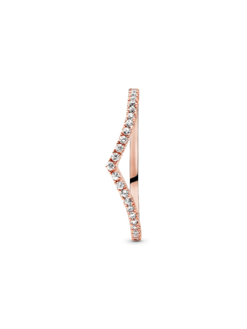 Sparkling Wishbone Ring - Image 6